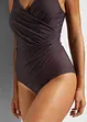 Maillot 1 pièce sculptant, maintien modéré, style portefeuille, bonprix
