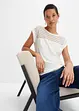T-shirt avec dentelle, bonprix