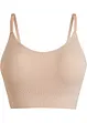 Brassière côtelée sans coutures Feel Comfort, bonprix