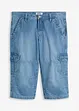 Jean cargo 3/4 Regular droit, bonprix