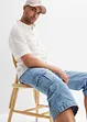 Jean cargo 3/4 Regular droit, bonprix
