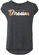 T-shirt long en viscose mélangée, bonprix