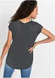 T-shirt long en viscose mélangée, bonprix