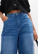 Jean barrel taille haute, coton, bonprix