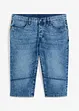 Bermuda long et léger en jean extensible, Regular, bonprix
