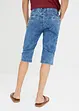 Bermuda long et léger en jean extensible, Regular, bonprix