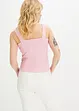 Lot de 2 tops en coton côtelé, bonprix