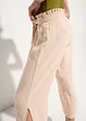 Pantalon de plage en gaze de coton, longueur 3/4, bonprix