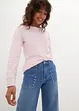 Jean taille moyenne, jambe évasée, avec rivets, bonprix