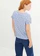 T-shirt imprimé avec ruban à nouer, bonprix