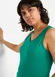Lot de 5 débardeurs longs 100% coton, bonprix