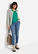Lot de 5 débardeurs longs 100% coton, bonprix