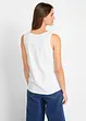 Lot de 5 débardeurs longs 100% coton, bonprix