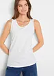 Lot de 5 débardeurs longs 100% coton, bonprix