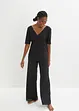 Pyjama en viscose mélangée avec pantalon large, bonprix