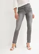 Jean Straight taille mi-haute et élastiquée, très extensible, bonprix