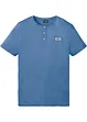 T-shirt manches courtes col tunisien 100% coton, bonprix