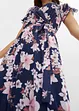 Robe midi imprimée en mesh, bonprix