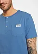 T-shirt manches courtes col tunisien 100% coton, bonprix