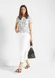 Lot de 2 corsaires en jean taille mi-haute, bonprix