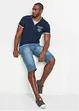 Bermuda long poches cargo en denim léger, coupe loose, bonprix
