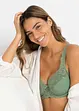 Lot de 2 soutiens-gorge à armatures et dentelle, bonprix