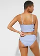 Bikini bandeau (ens. 2 pces) à bretelles amovibles, bonprix