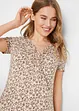 Robe en jersey longueur genou en viscose mélangée, bonprix
