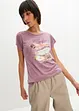 T-shirt à imprimé plume, bonprix