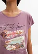 T-shirt à imprimé plume, bonprix