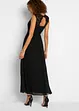 Robe longue avec empiècement dentelle, bonprix