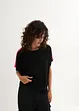 T-shirt 100% coton avec galon fluo, bonprix