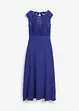 Robe longue avec empiècement dentelle, bonprix