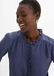 Chemisier en gaze de coton avec broderies anglaises, bonprix