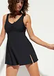 Robe de bain sculptante, maintien modéré, col V, bonprix