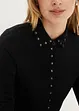 T-shirt blouse avec rivets, bonprix