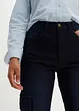 Jean cargo taille haute à ceinture élastiquée, bonprix