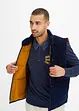 Gilet sans manches matelassé en velours milleraies, bonprix