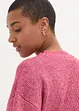 Pull boxy en maille côtelée, bonprix