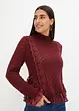 Pull en maille avec dentelle, bonprix