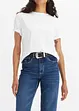 Jean mom taille haute, cropped, bonprix