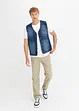 Gilet sans manches en jean, Regular Fit, bonprix