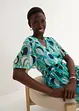 Robe en crêpe avec manches papillon, bonprix