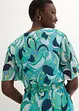 Robe en crêpe avec manches papillon, bonprix