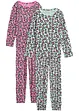 Lot de 2 pyjamas fille, bonprix