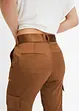 Pantalon cargo en satin, bonprix