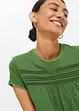 T-shirt en coton avec dentelle, bonprix