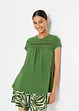 T-shirt en coton avec dentelle, bonprix