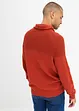 Pull coton à col châle, bonprix