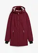 Veste longue softshell fonctionnelle avec polaire peluche, bonprix